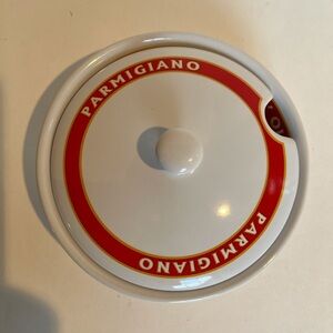 Pottery Barn Parmigiano Cheese Serving Bowl with Lid